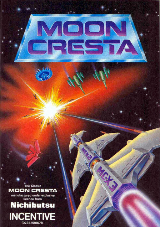 Moon Cresta (Nichibutsu UK) Arcade Game Cover